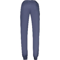 Blue Cotton Men's Sweatpants