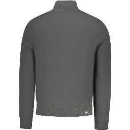Black Cotton Men's Sweatshirt