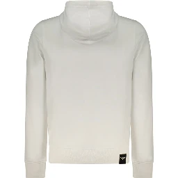 White Cotton Men's Sweatshirt
