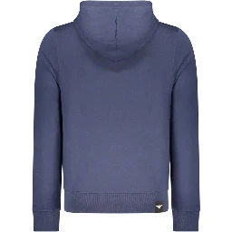 Blue Cotton Men's Sweatshirt