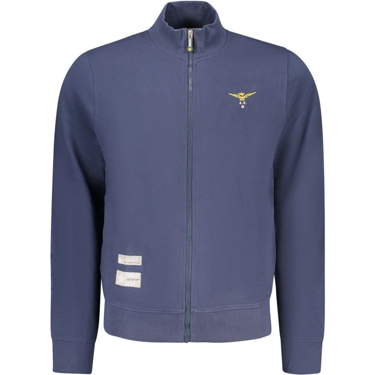 Blue Cotton Men's Sweatshirt