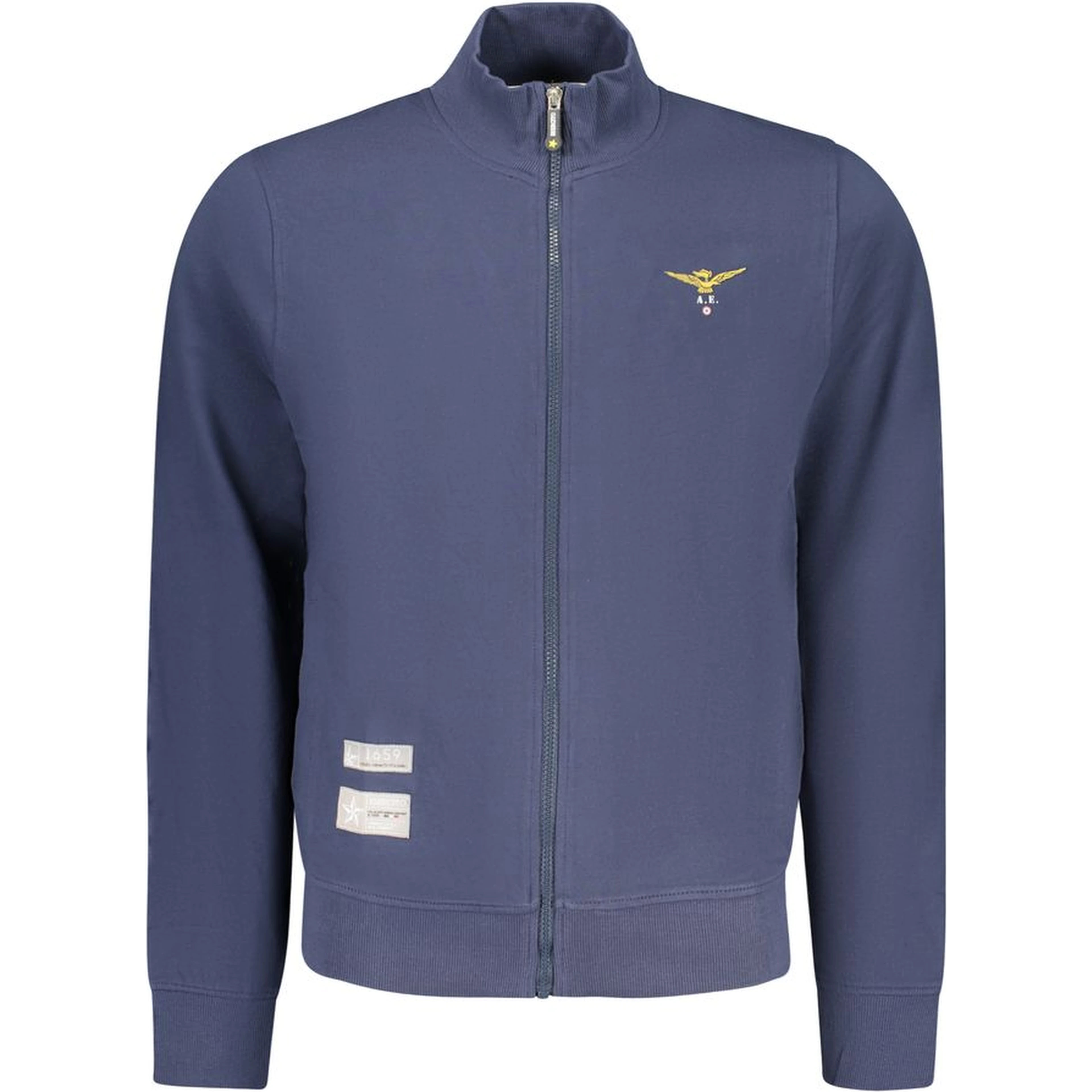 Blue Cotton Men's Sweatshirt