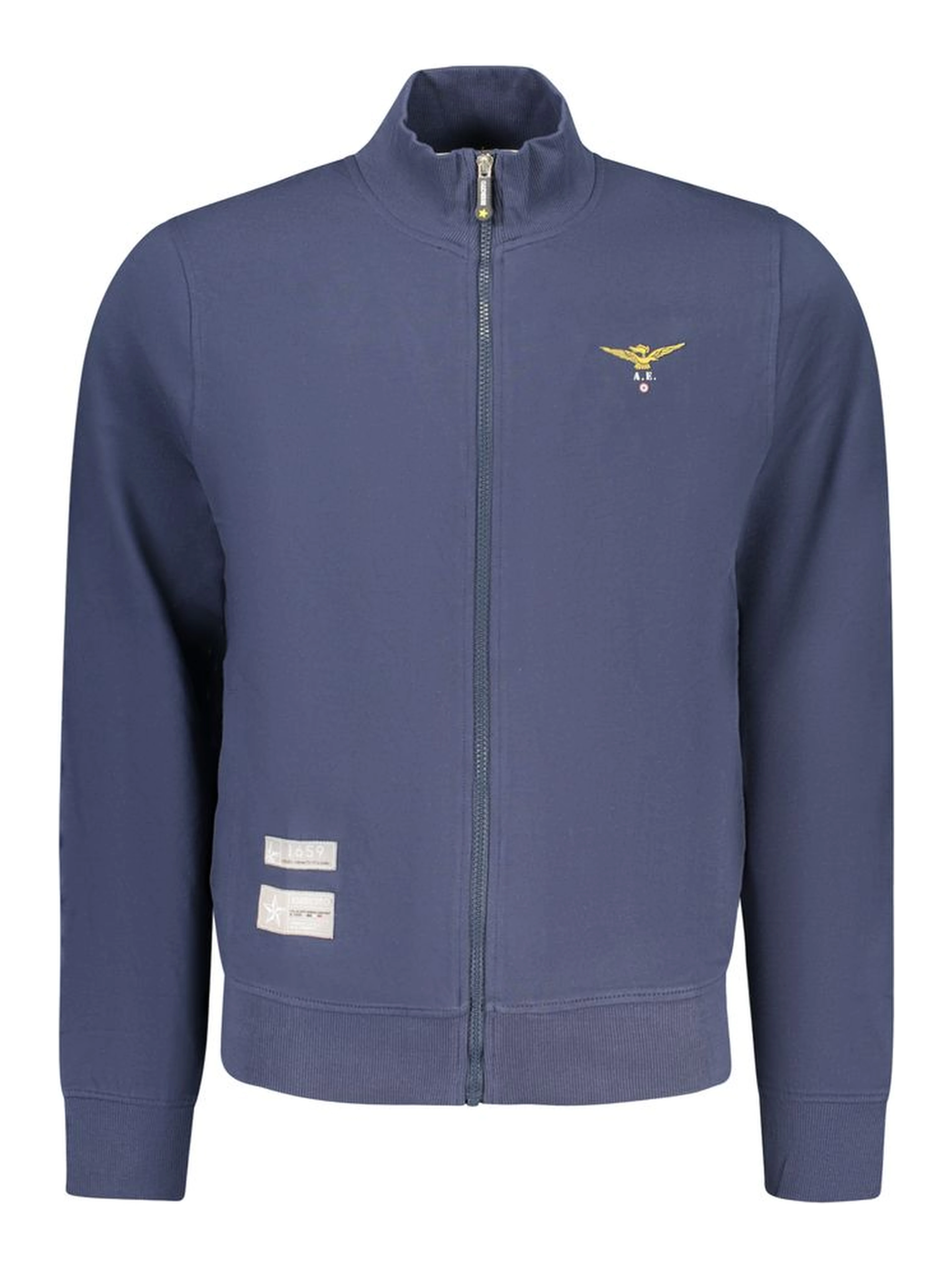 Blue Cotton Men's Sweatshirt