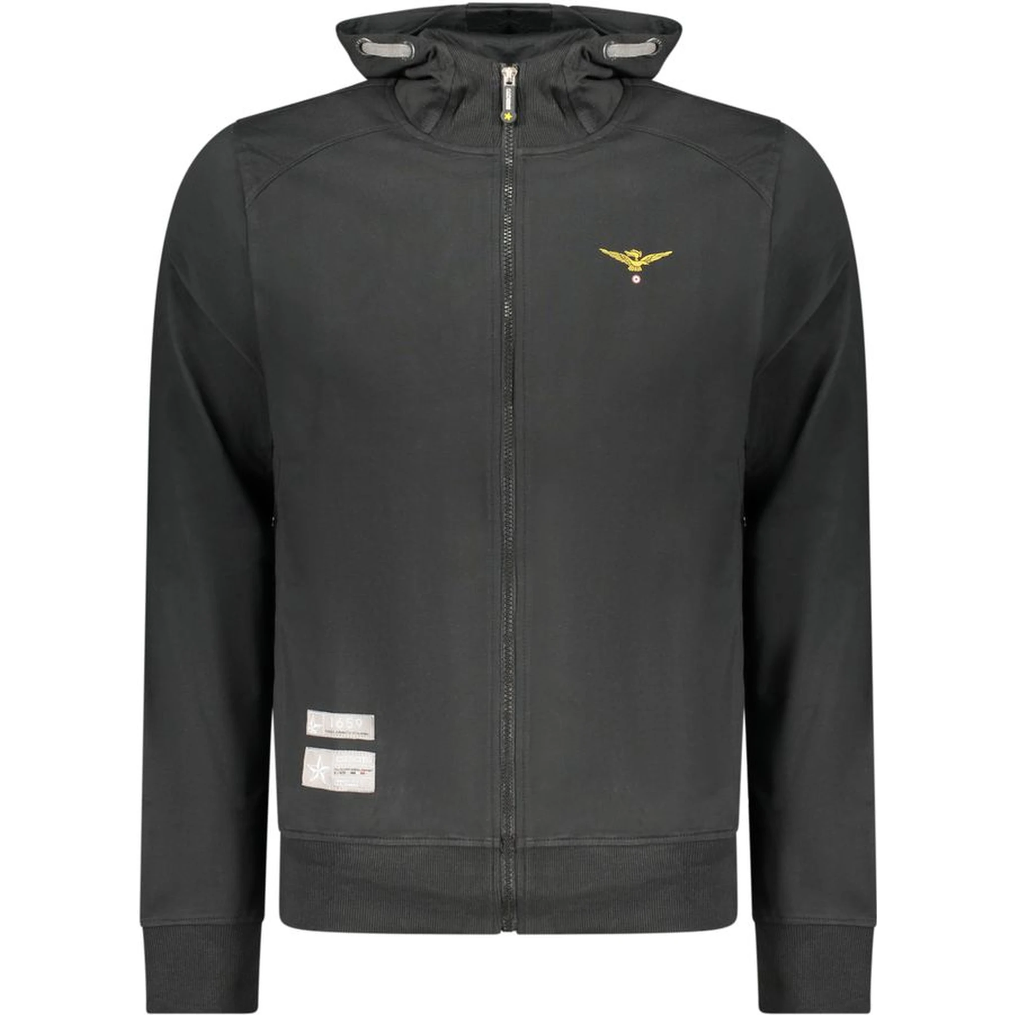 Black Cotton Men's Sweatshirt