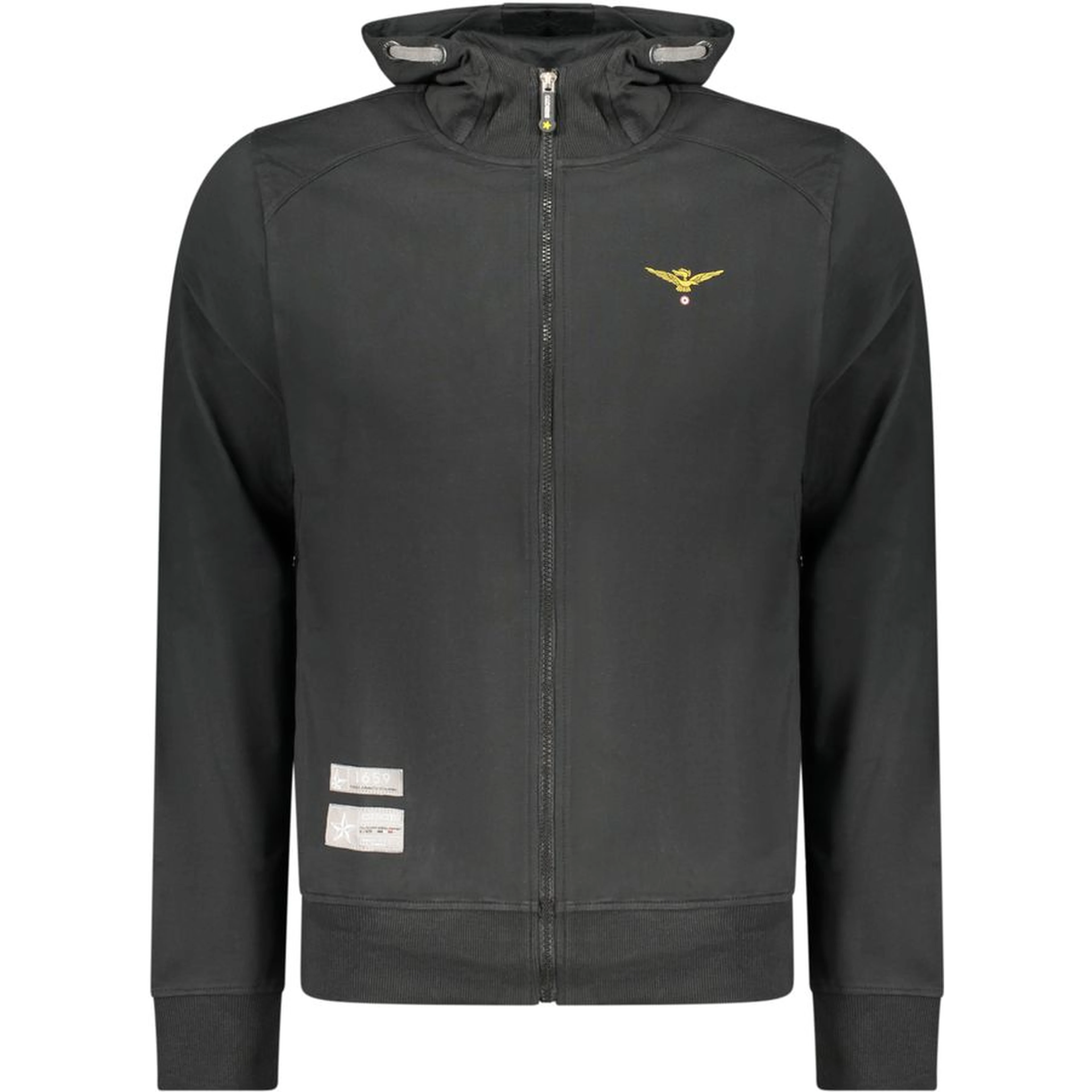 Black Cotton Men's Sweatshirt