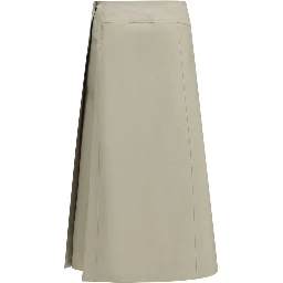 Bicolor Cotton Skirt