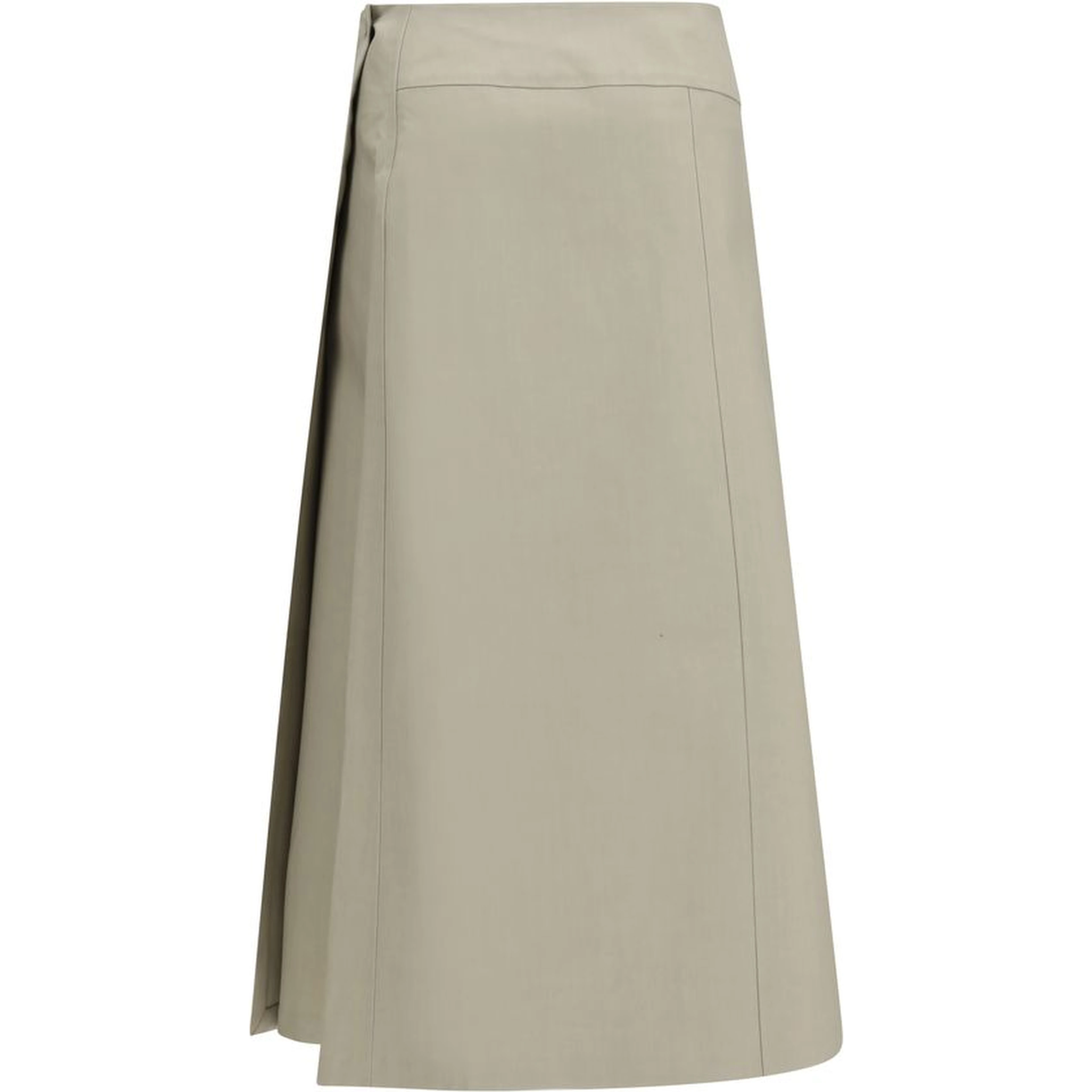 Bicolor Cotton Skirt