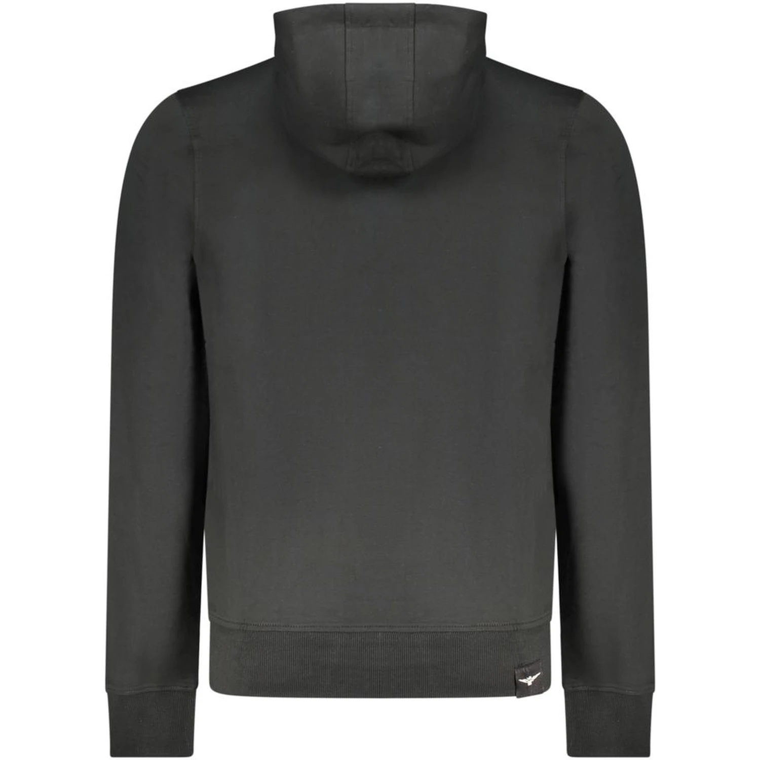 Black Cotton Men's Sweatshirt