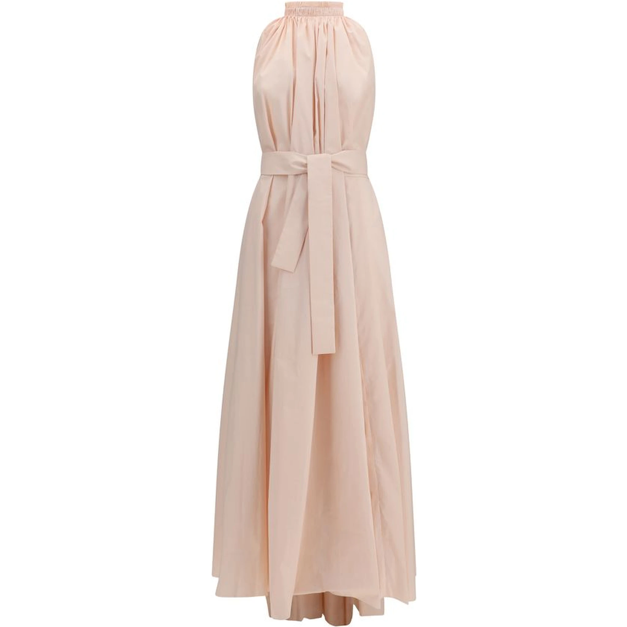 Multicolor Polyester Long Dress