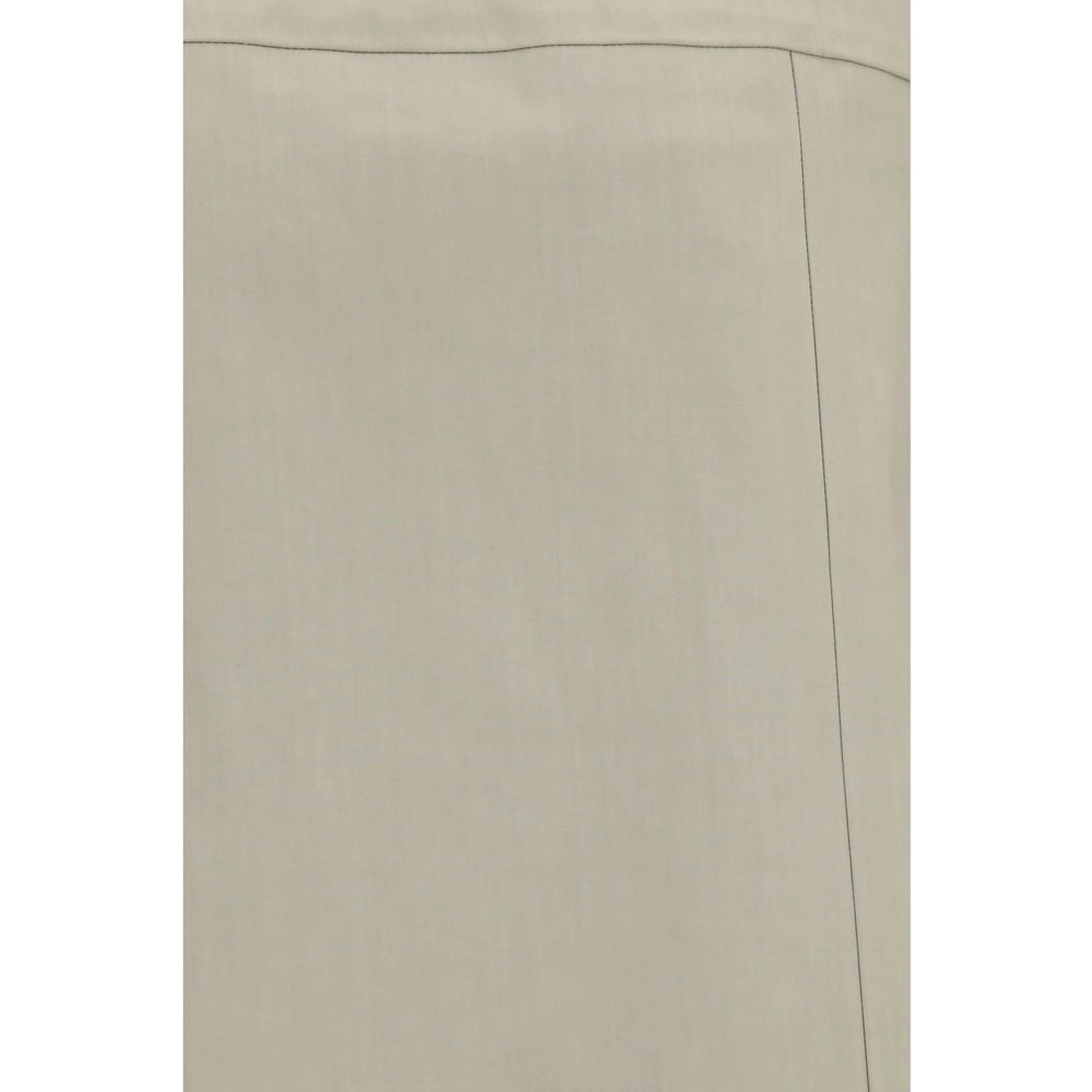 Bicolor Cotton Skirt