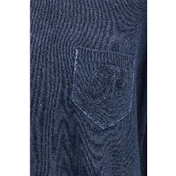 Blue Polyester Sweatshirt