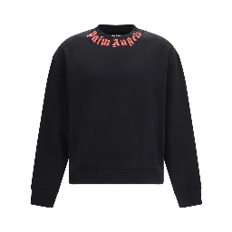Black Cotton Sweatshirt
