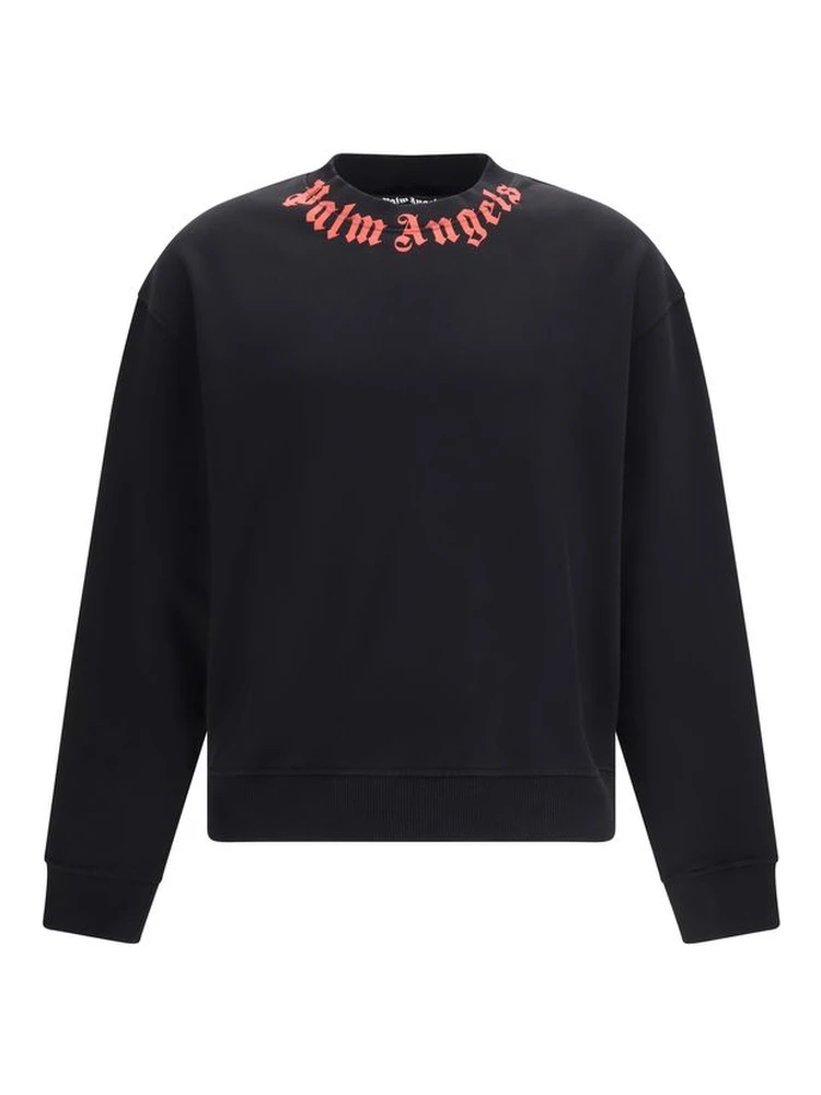 Black Cotton Sweatshirt