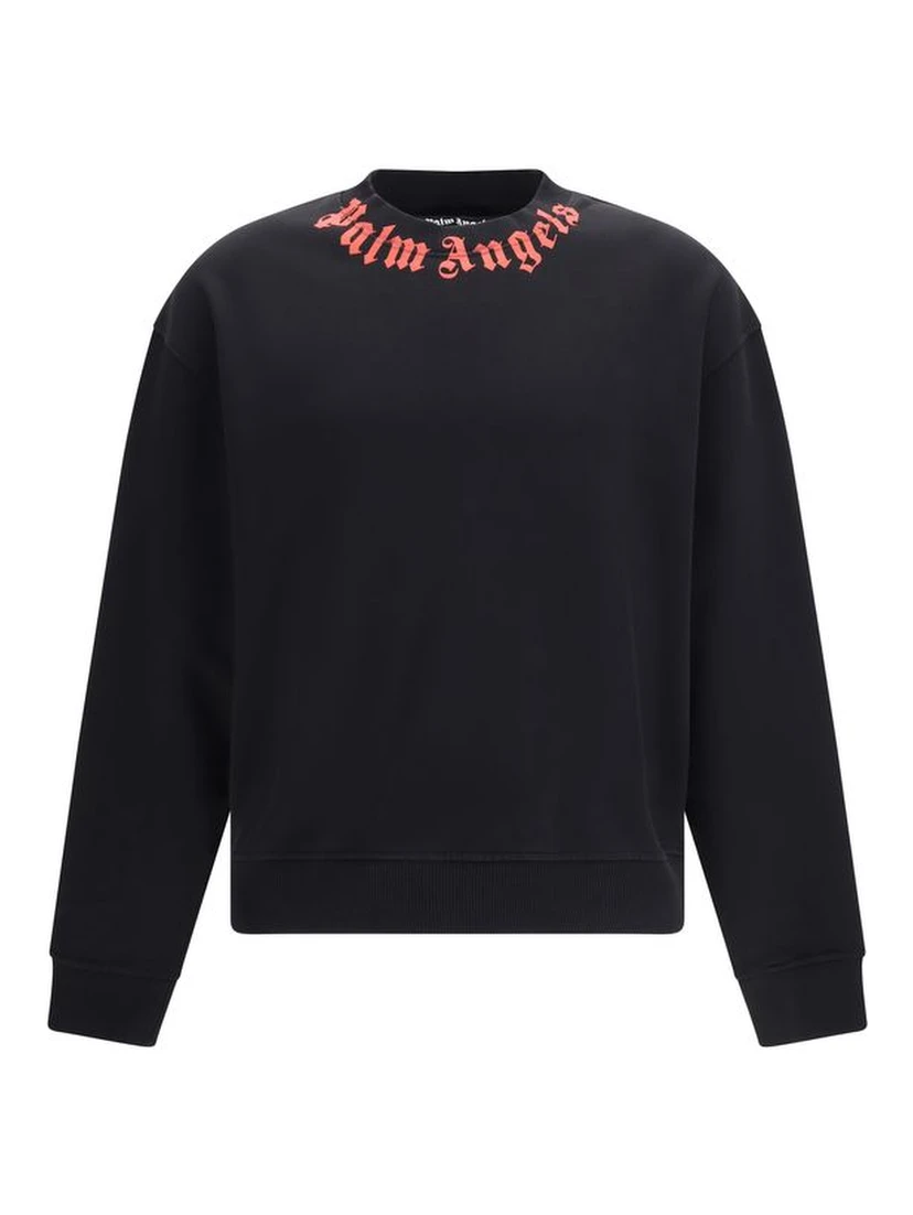 Black Cotton Sweatshirt