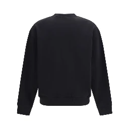 Black Cotton Sweatshirt