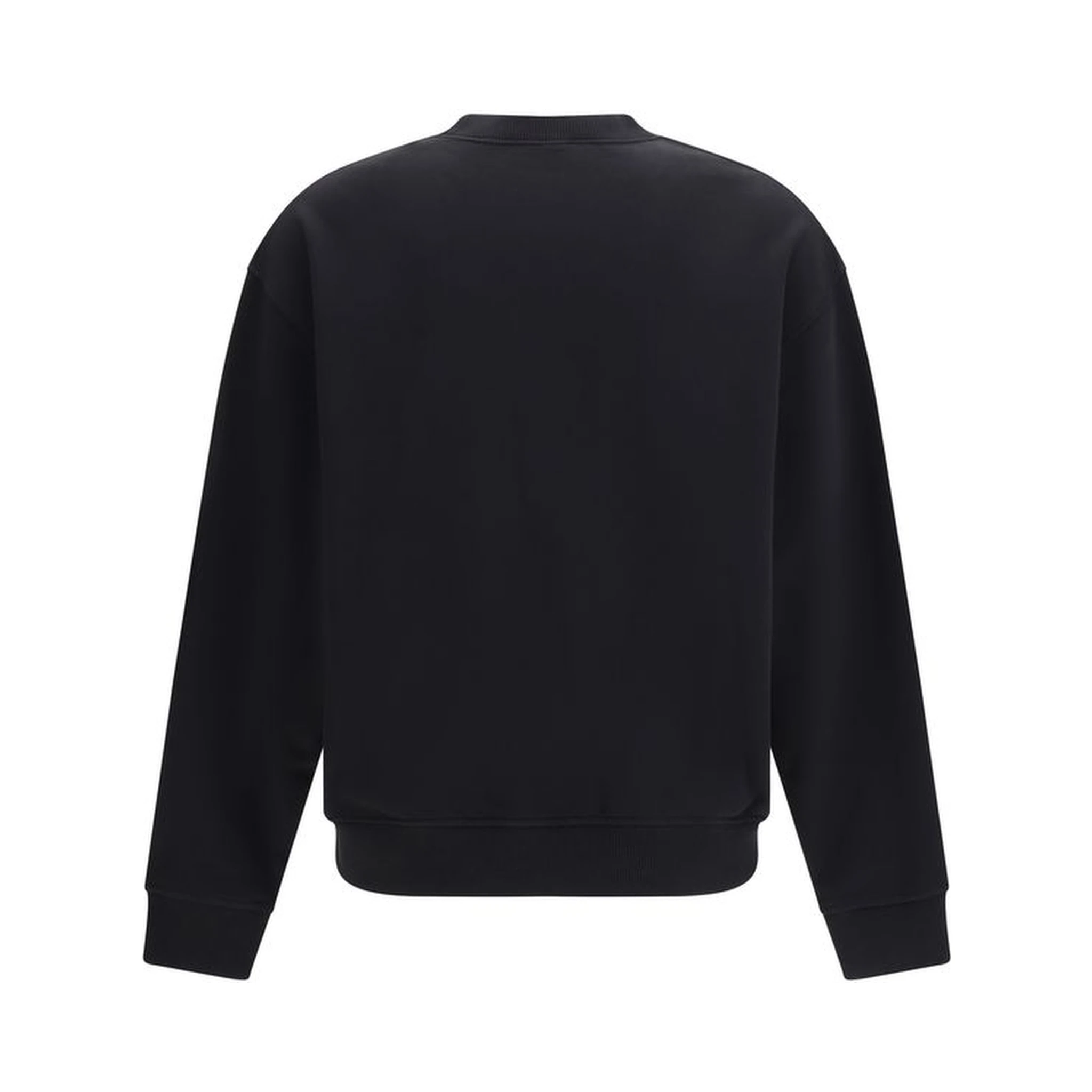 Black Cotton Sweatshirt