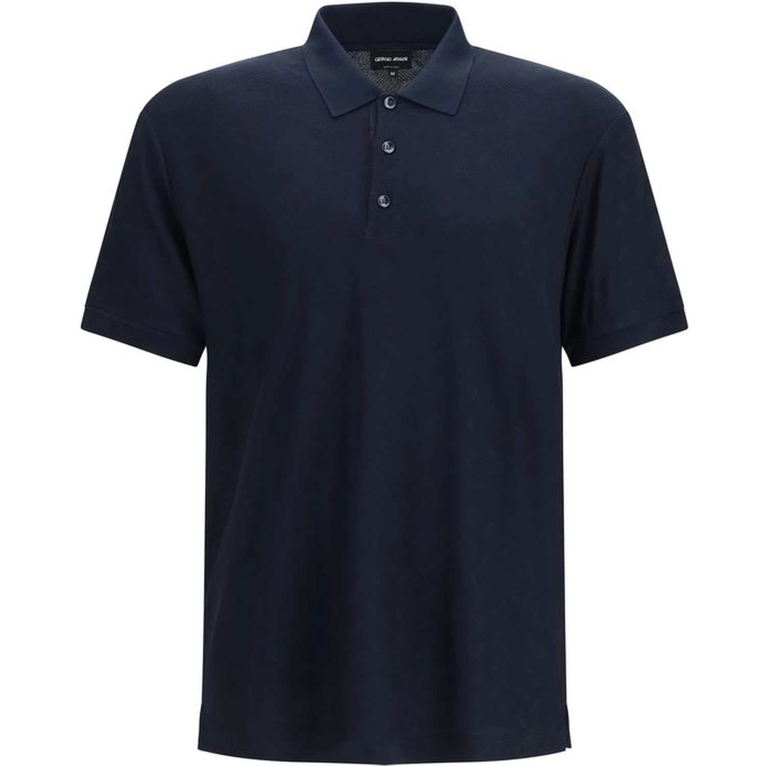 Blue Viscose Polo Shirt