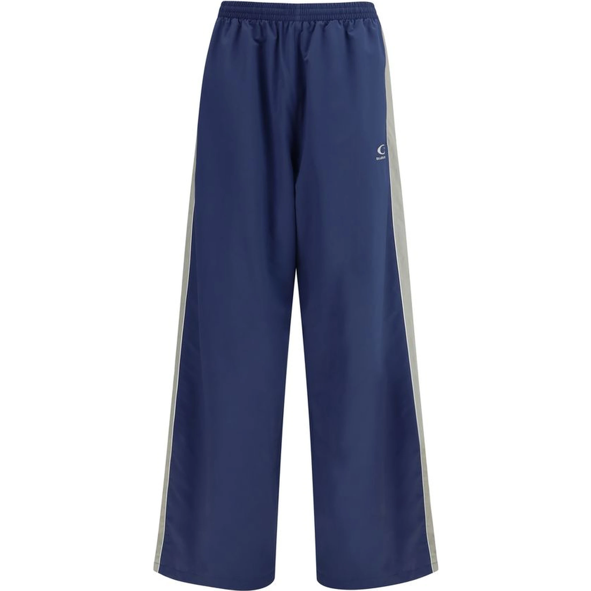 Blue Polyester Joggers (Workout Pants)