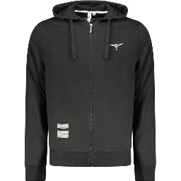 Black Cotton Men's Sweatshirt