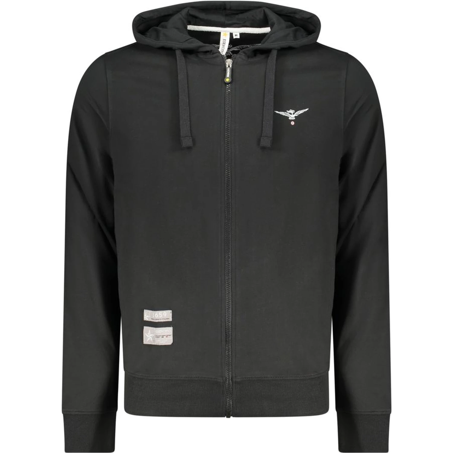 Black Cotton Men's Sweatshirt