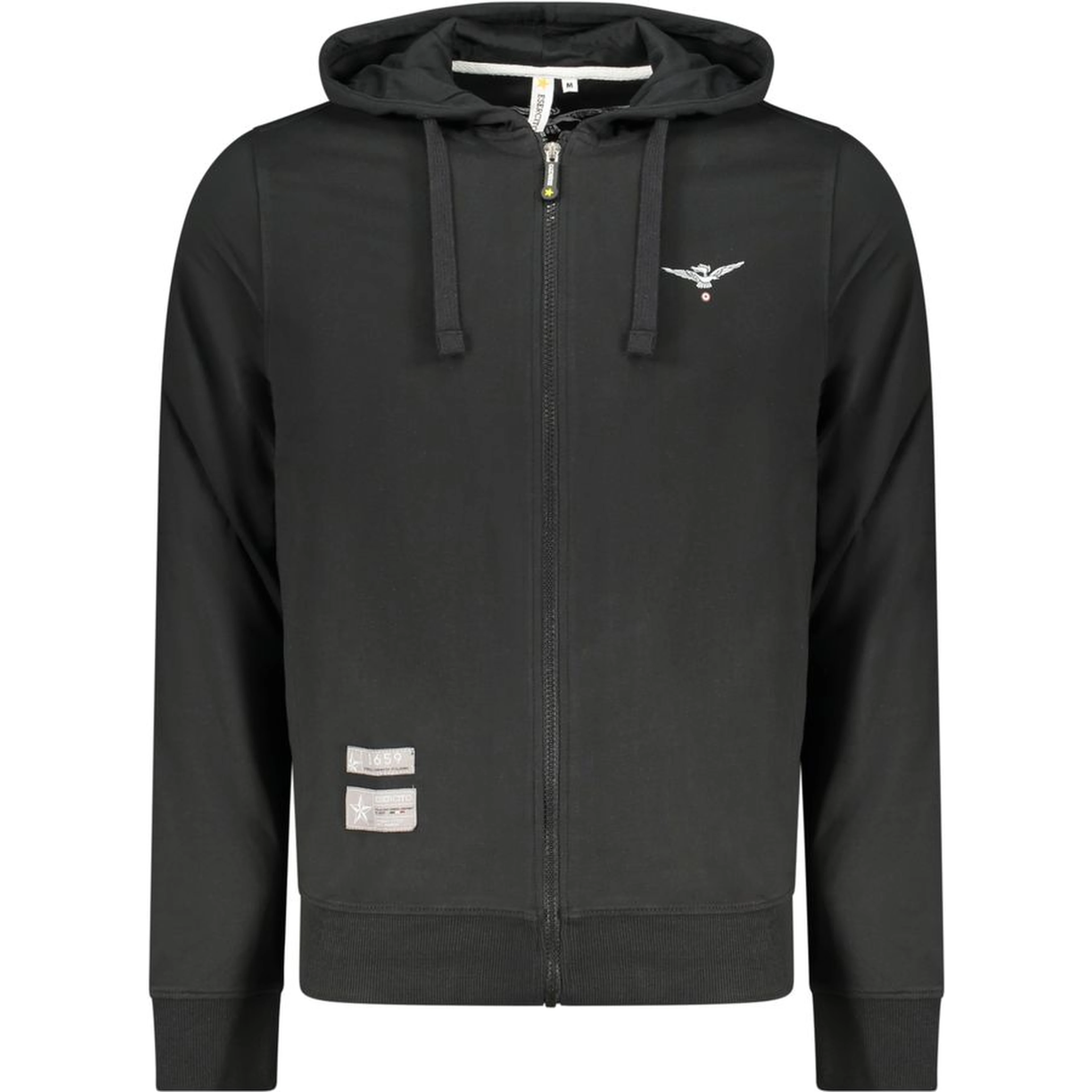 Black Cotton Men's Sweatshirt