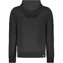 Black Cotton Men's Sweatshirt
