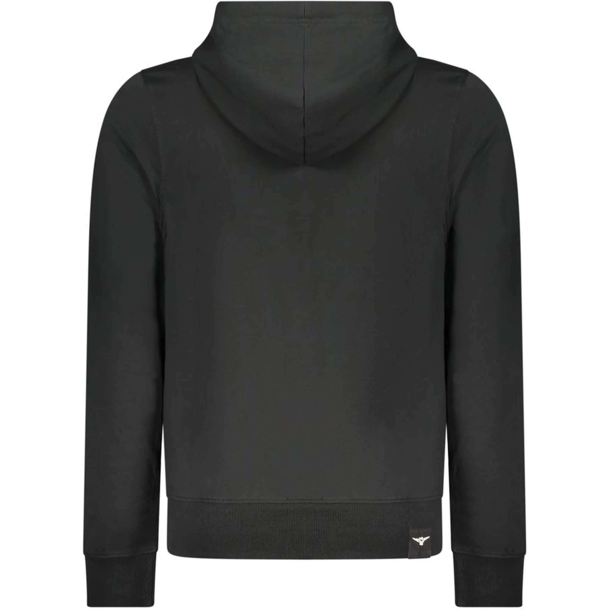 Black Cotton Men's Sweatshirt