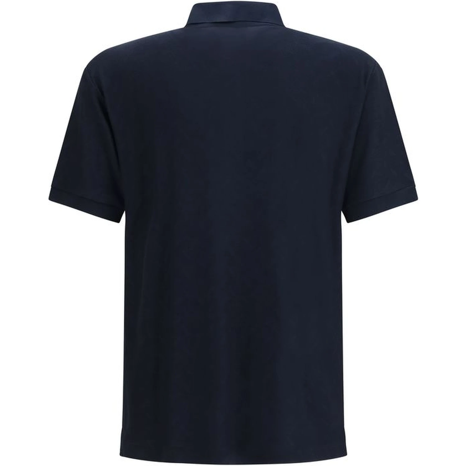 Blue Viscose Polo Shirt