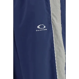 Blue Polyester Joggers (Workout Pants)