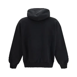 Black Cotton Sweatshirt
