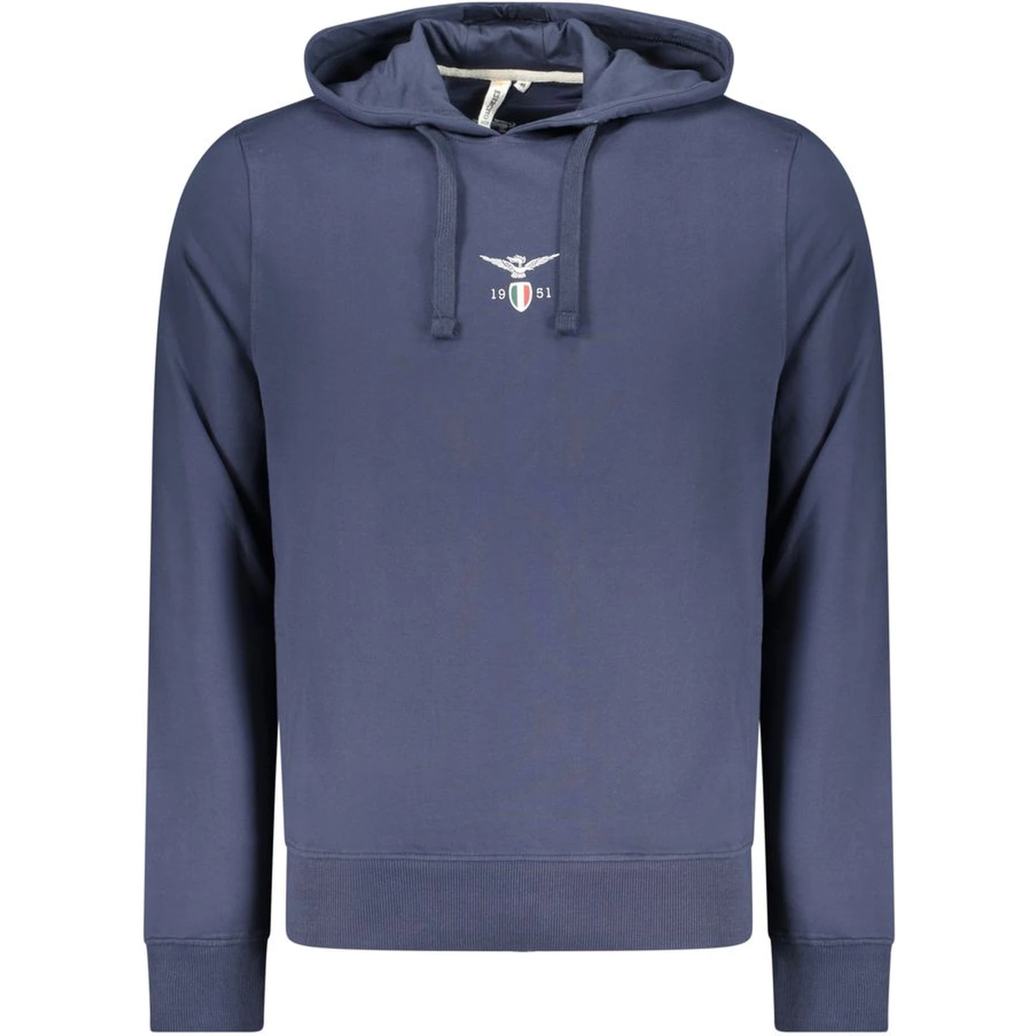 Blue Cotton Men Sweatshirt