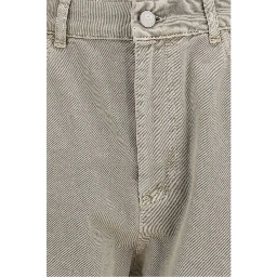 Beige Cotton Bermuda Shorts