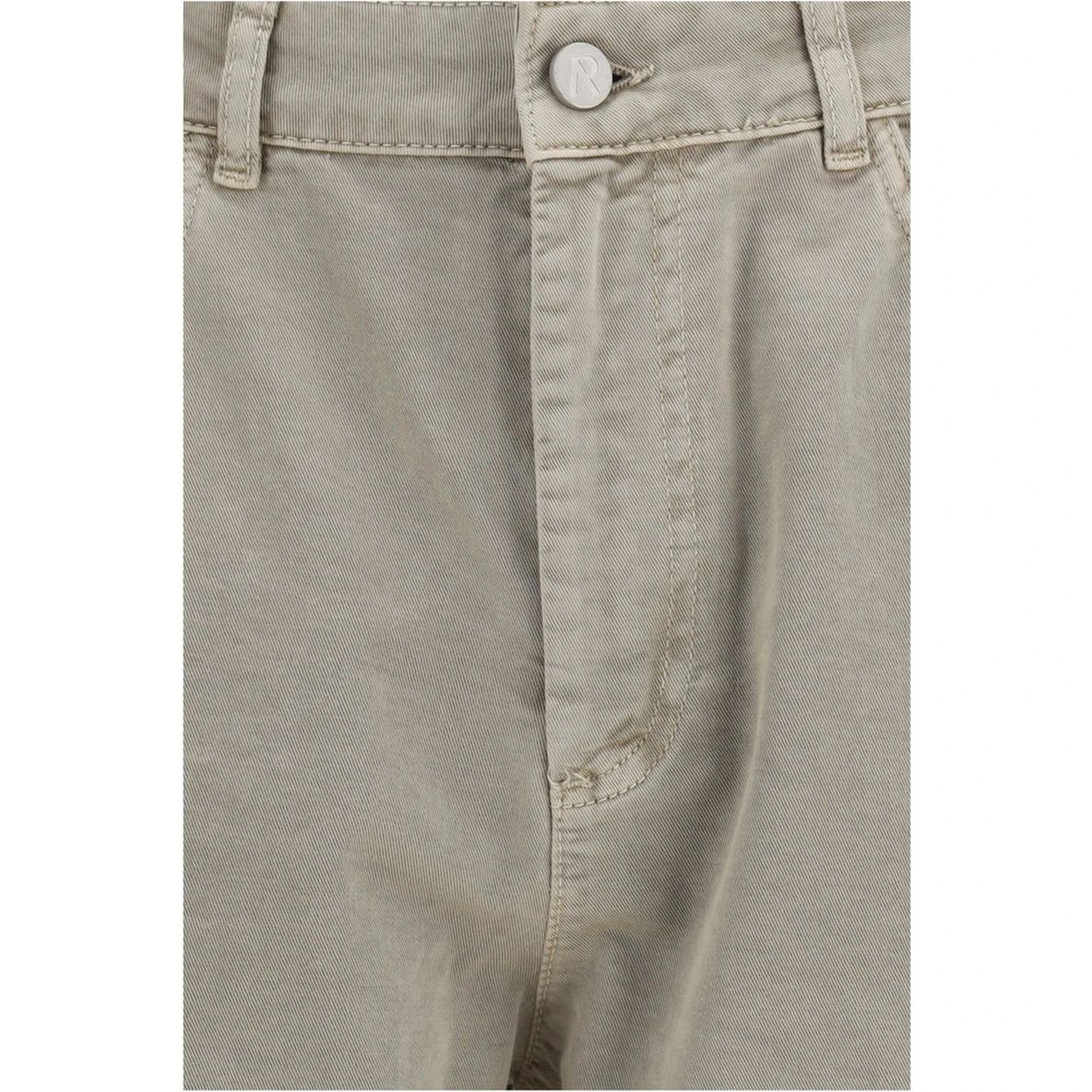 Beige Cotton Bermuda Shorts
