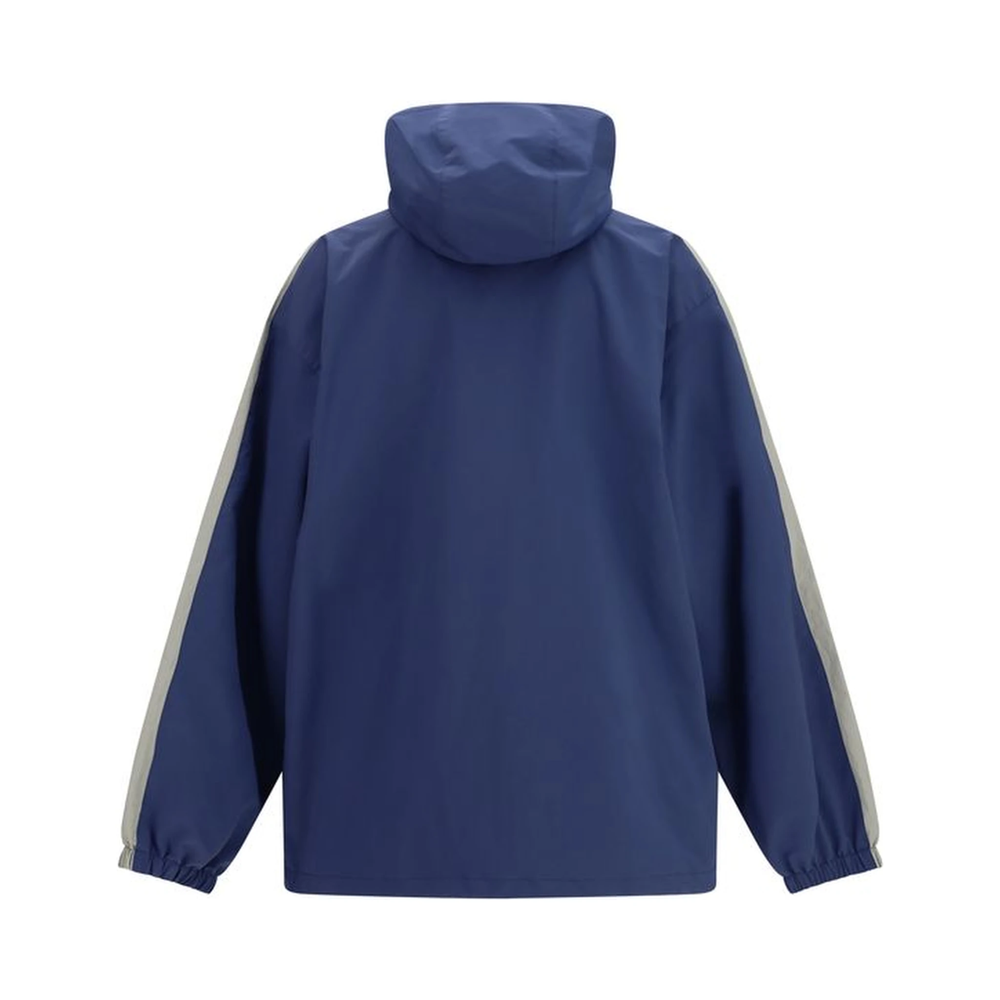 Blue Polyester Shell Jacket