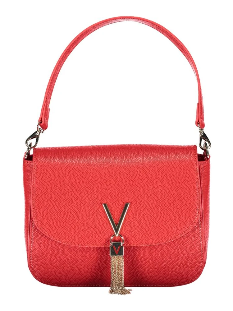 Rosso Polyurethane Women Handbag