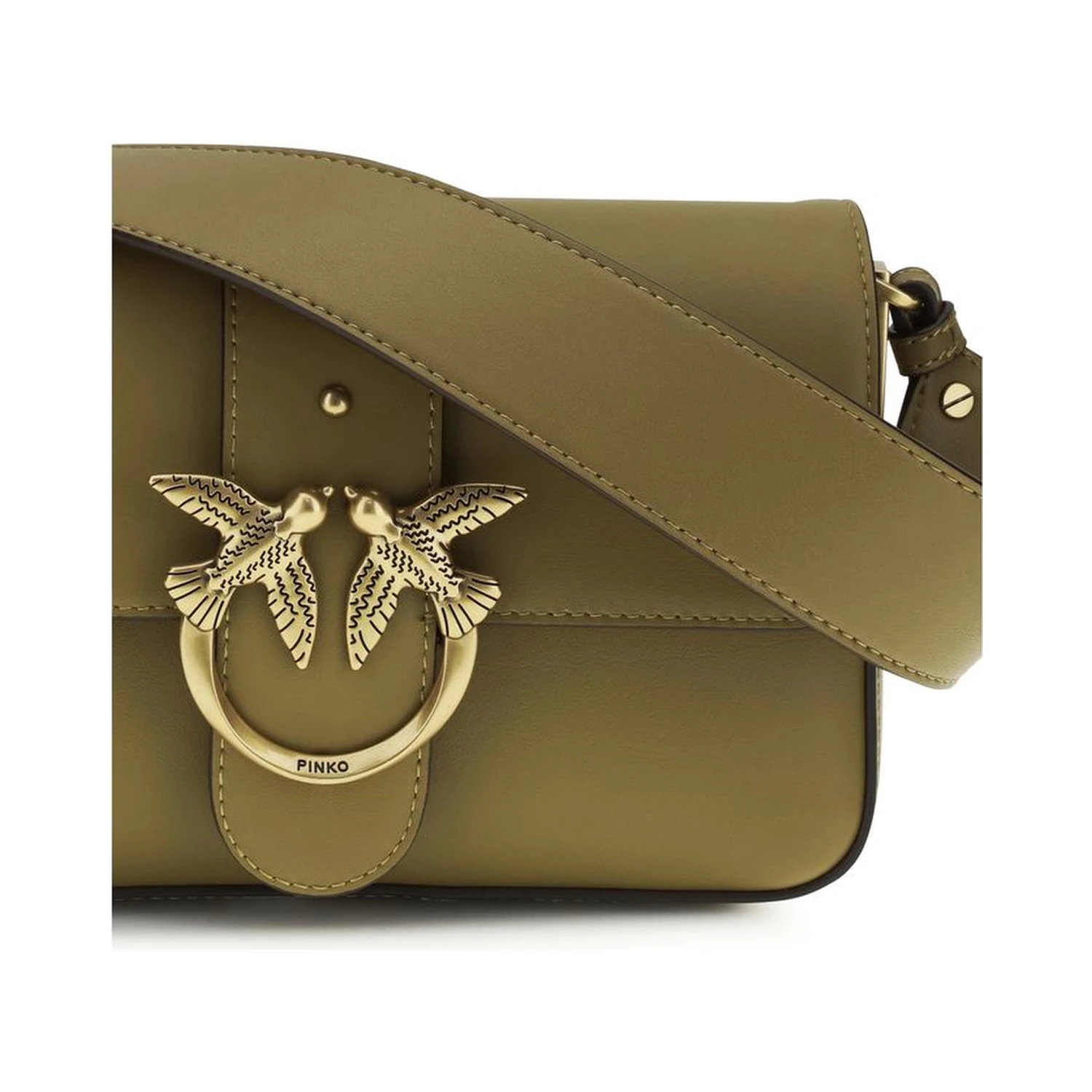 Bicolor Calf Leather Bos Taurus Shoulder Bag
