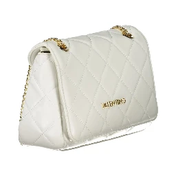 Bianco Polyurethane Women Shoulder Bag