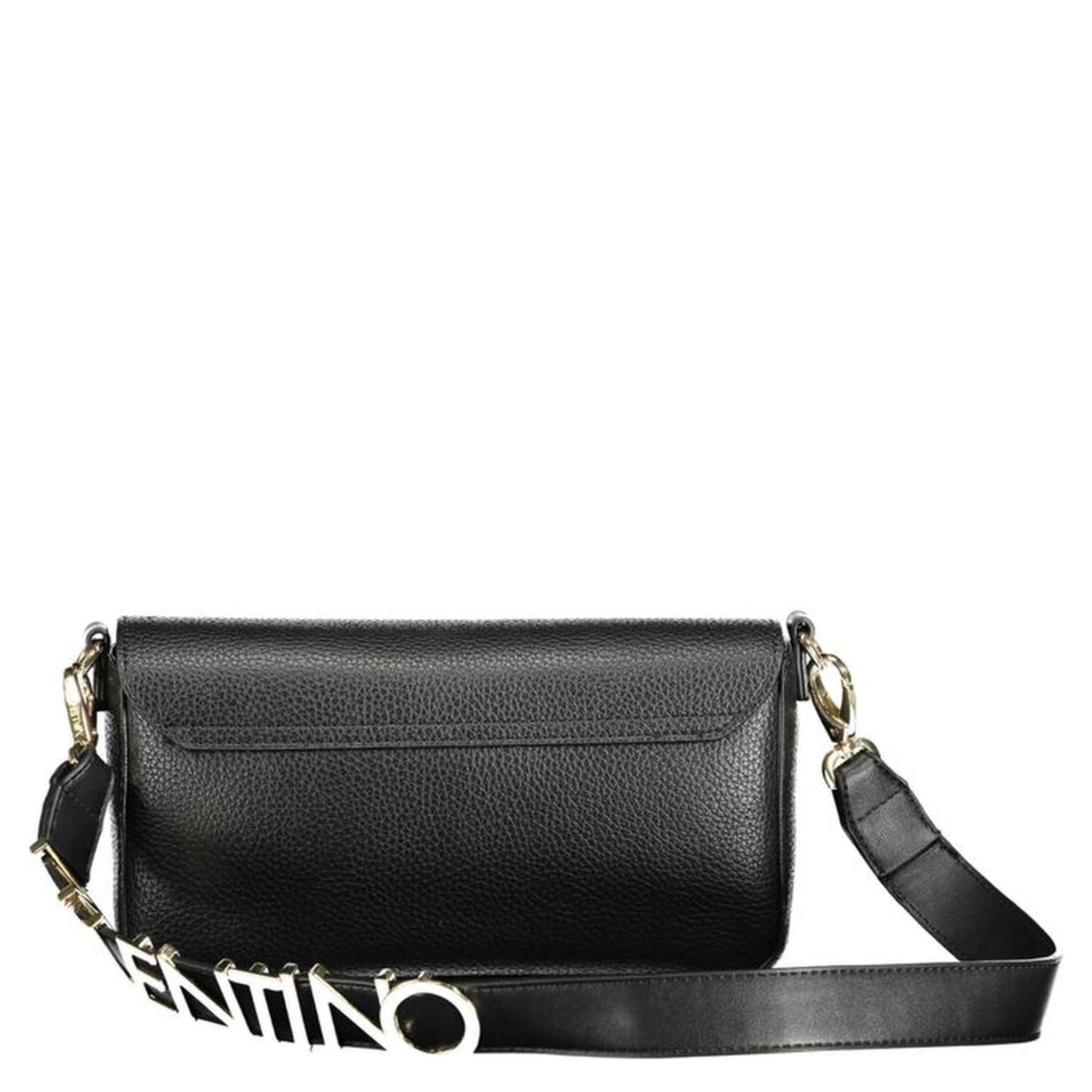 Black Polyurethane Women Handbag