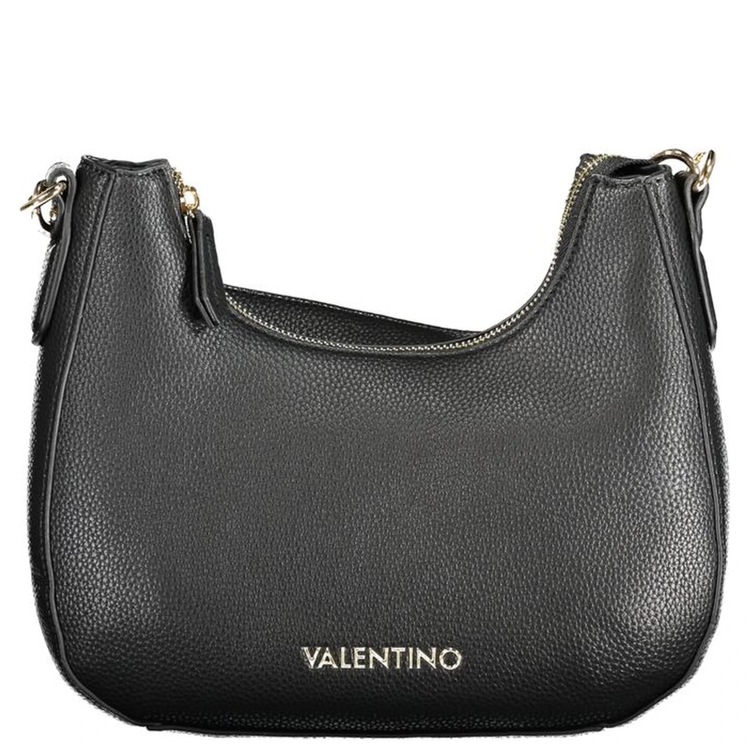 Black Polyurethane Women Handbag