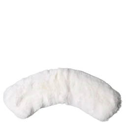 White Fur Shoulder Collar Wrap Shawl Scarf