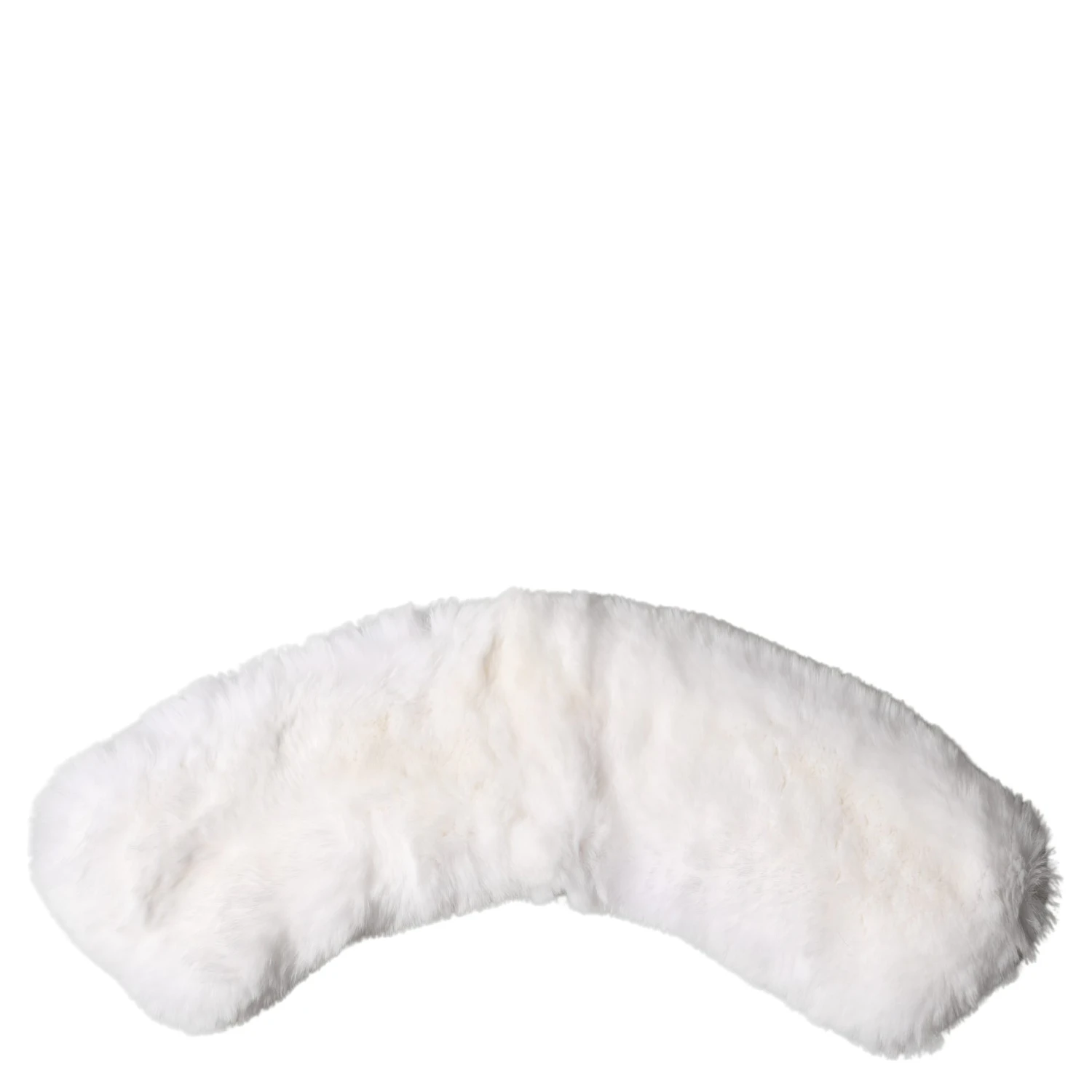 White Fur Shoulder Collar Wrap Shawl Scarf