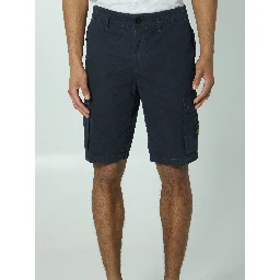 Slim bermuda navy