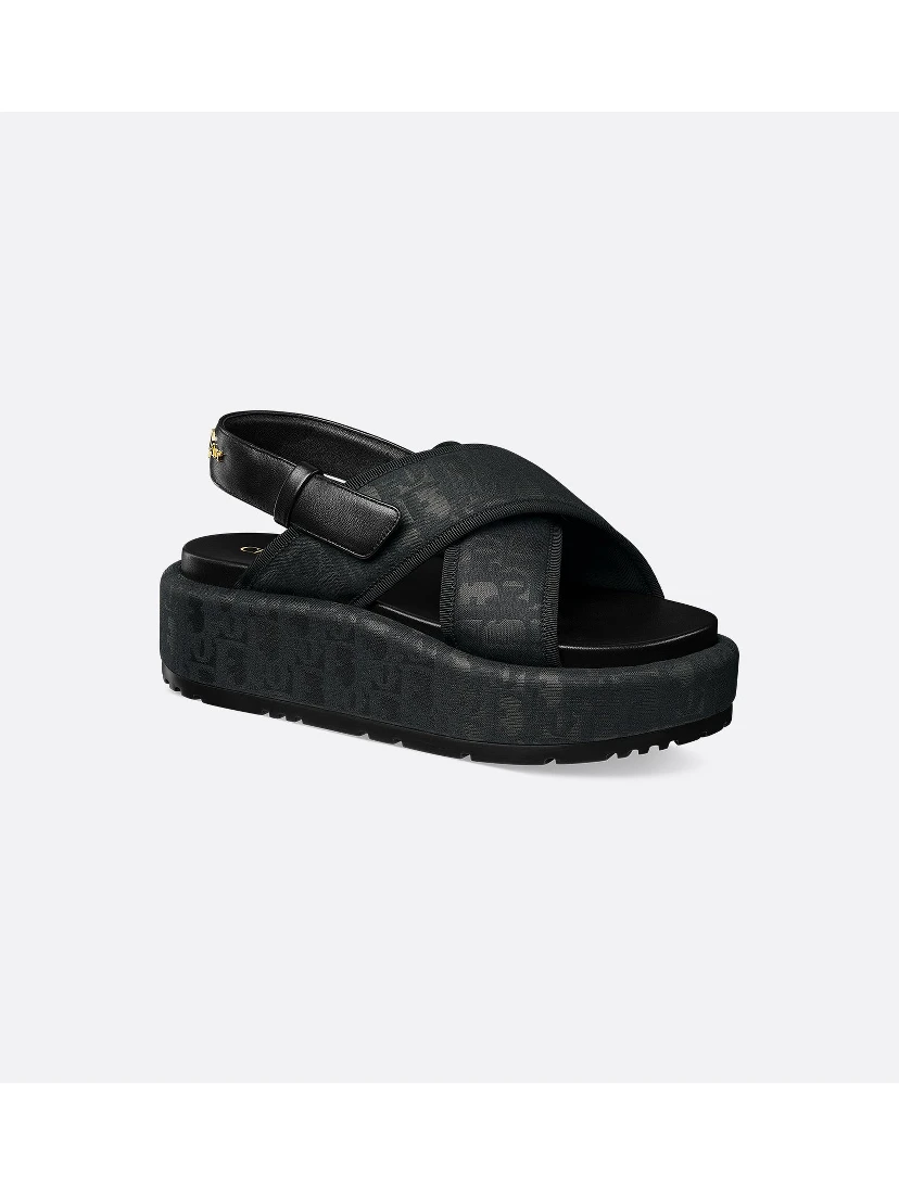 "D-Lane" platform sandals