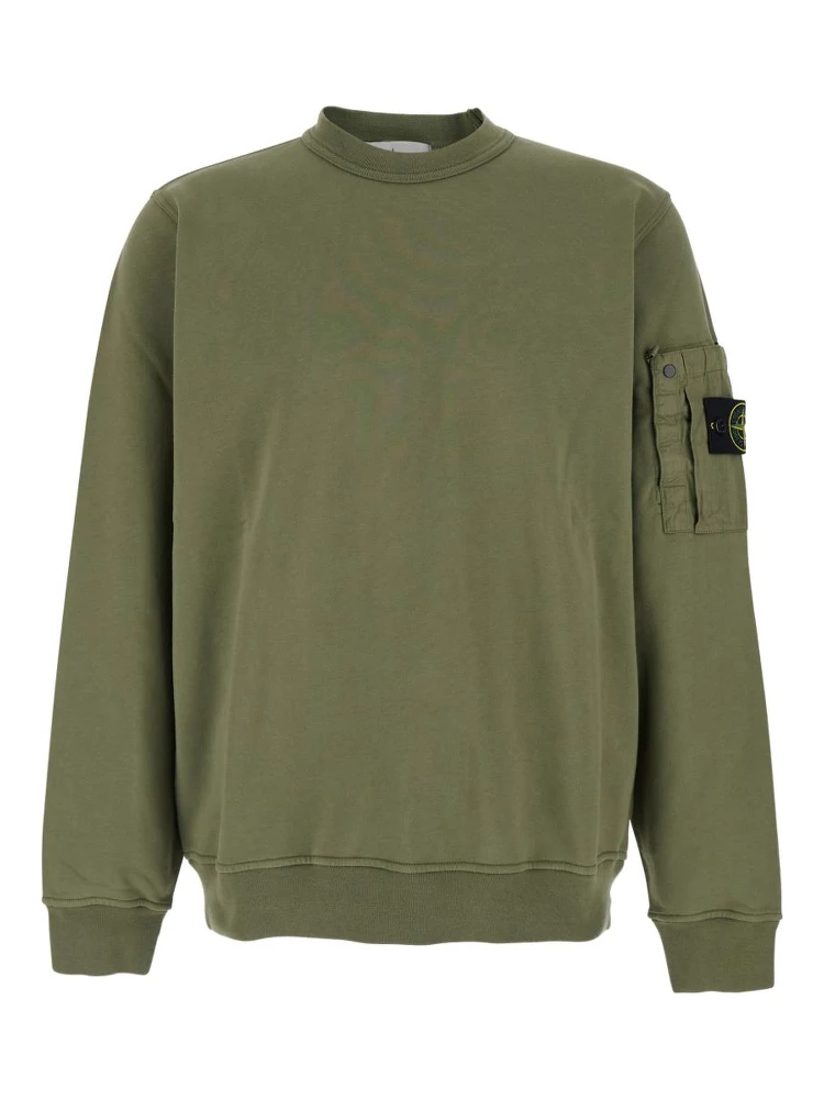 Stone Island Sweaters Green