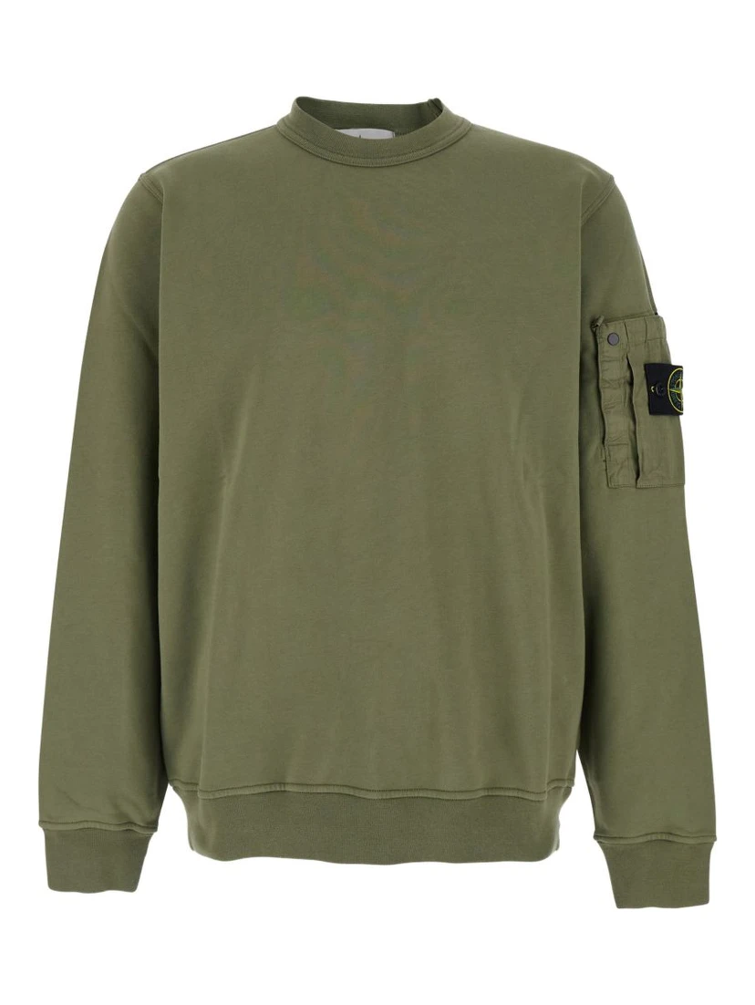 Stone Island Sweaters Green