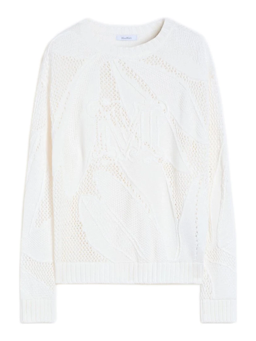 كنزات ماكس مارا بيضاء