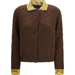 Brown Cashmere Cardigan