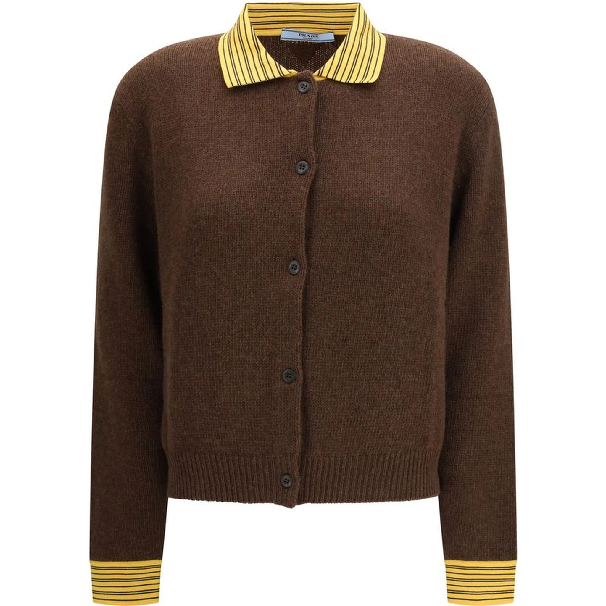 Brown Cashmere Cardigan