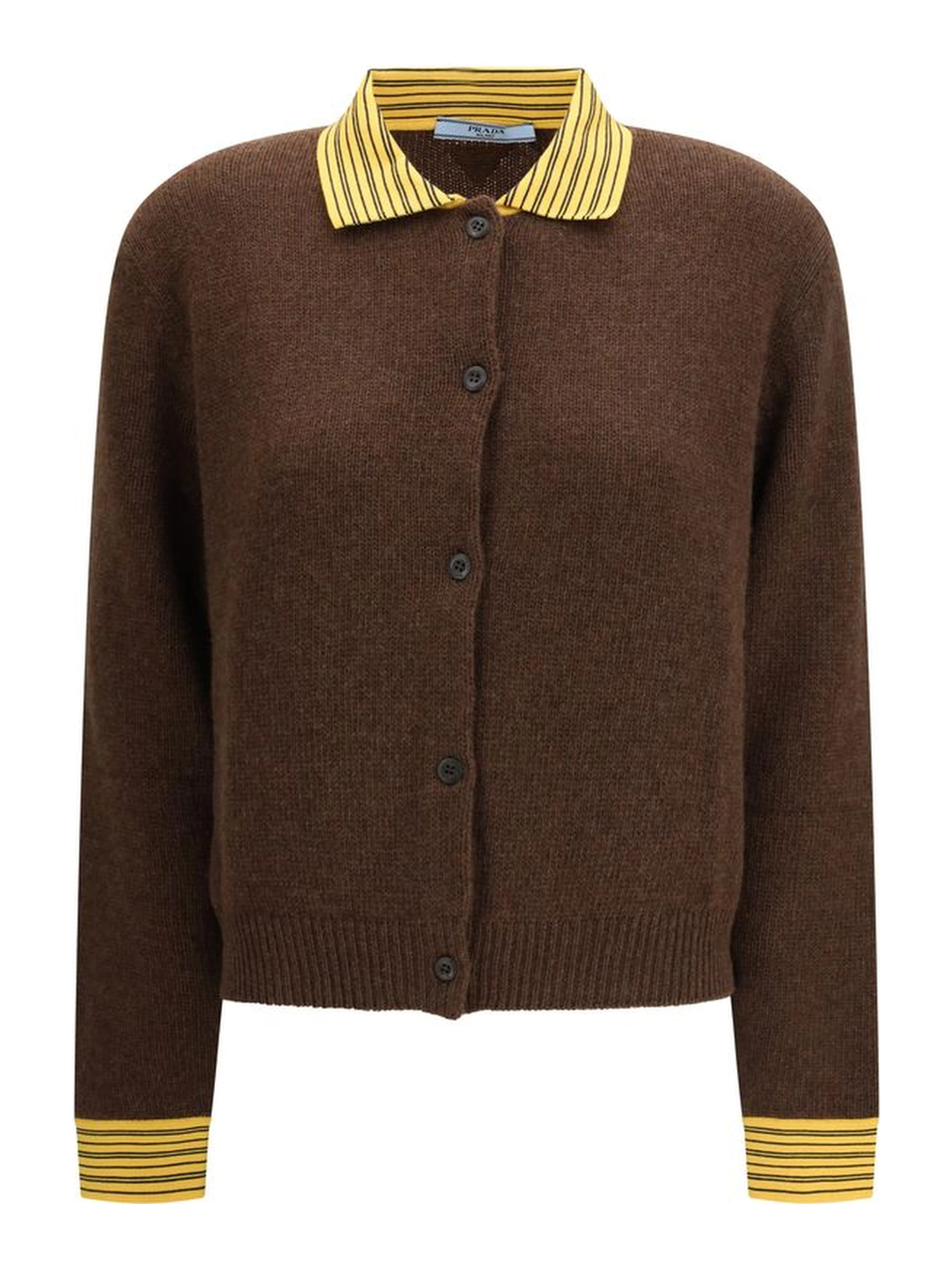 Brown Cashmere Cardigan