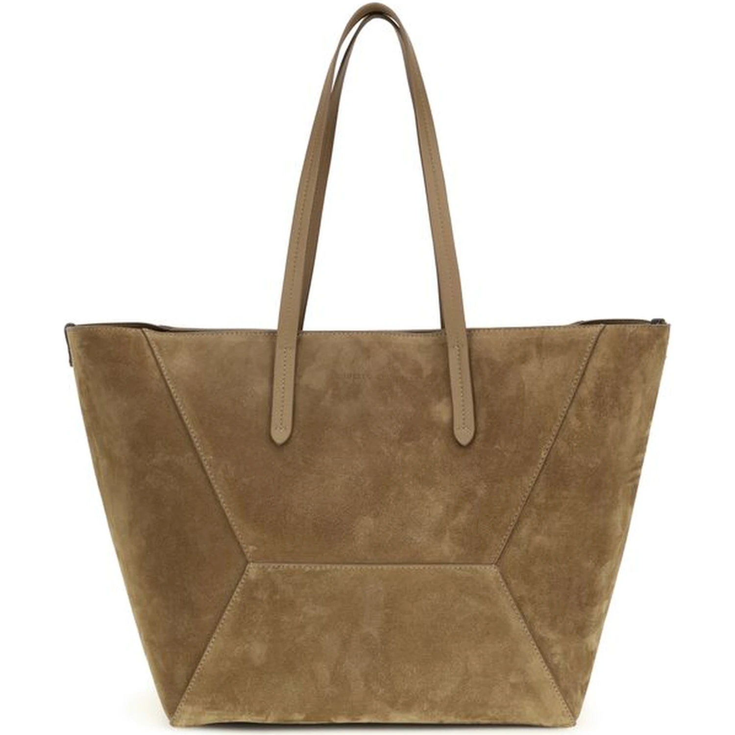 Beige Calf Leather Bos Taurus Shoulder Bag
